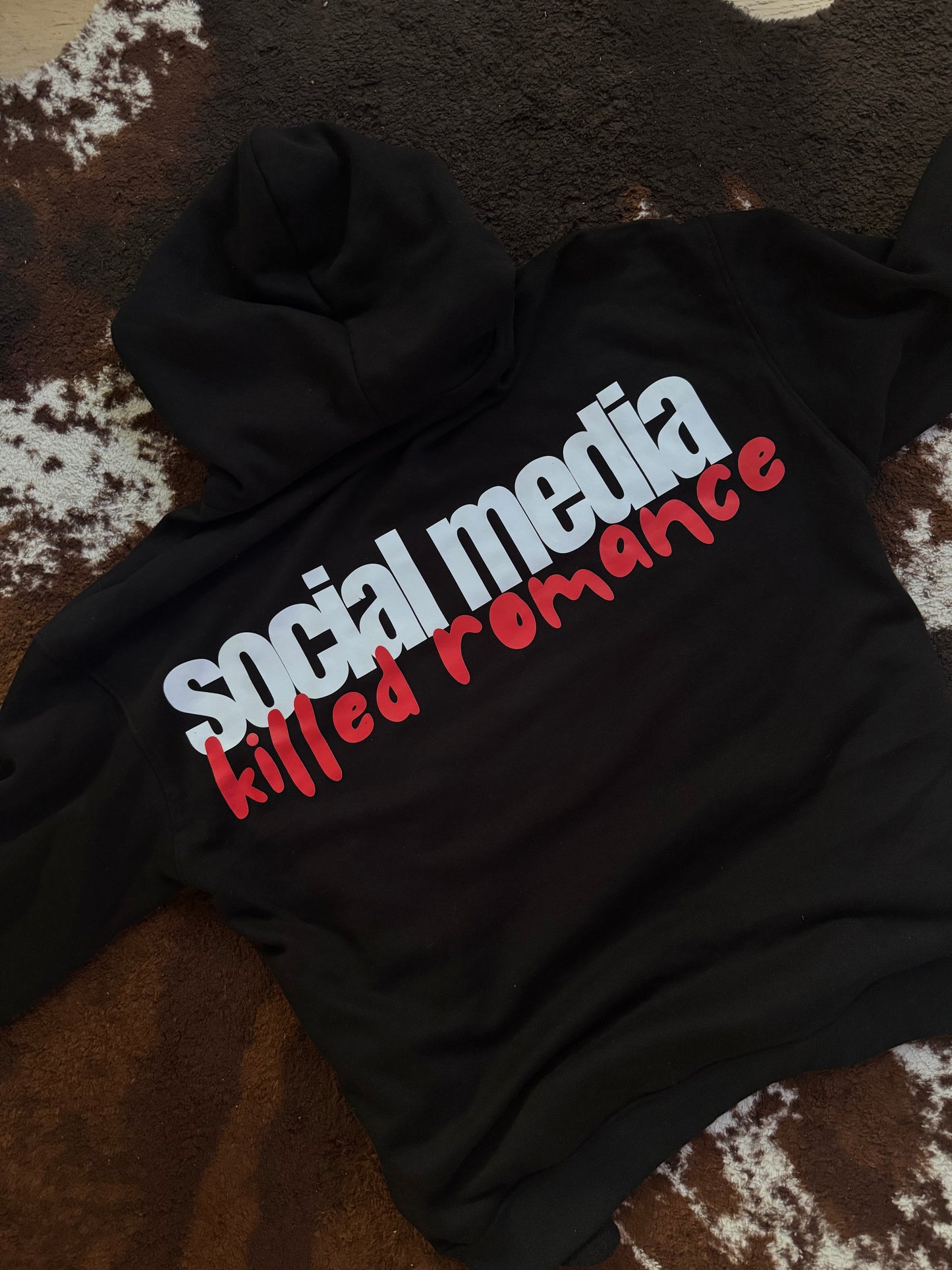 Social Media Killed Romance Hoodie