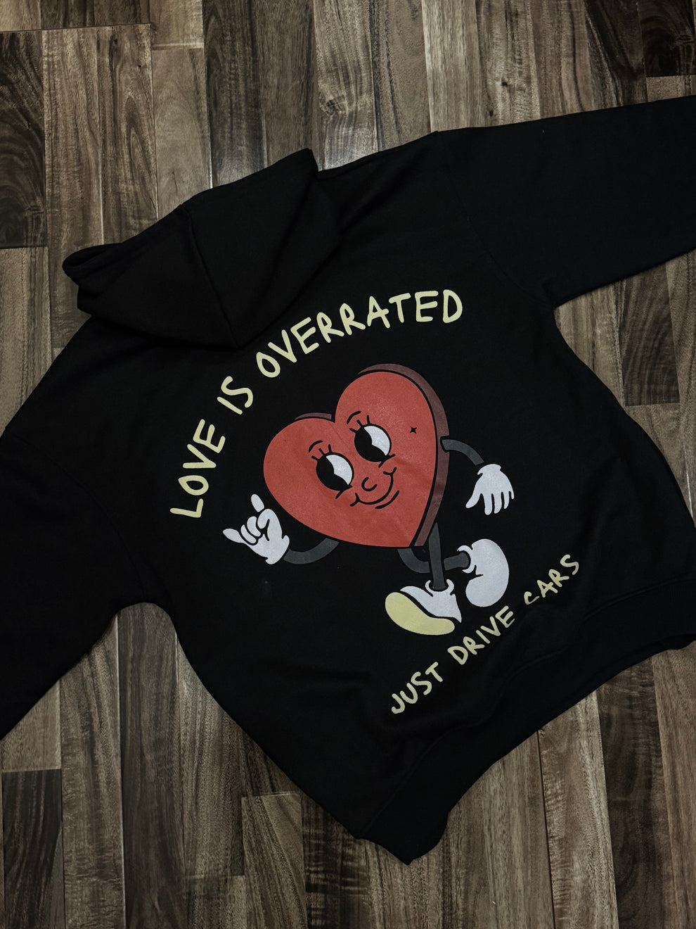 LOVE IS OVERRATED HOODIE – 63 RRY Apparel