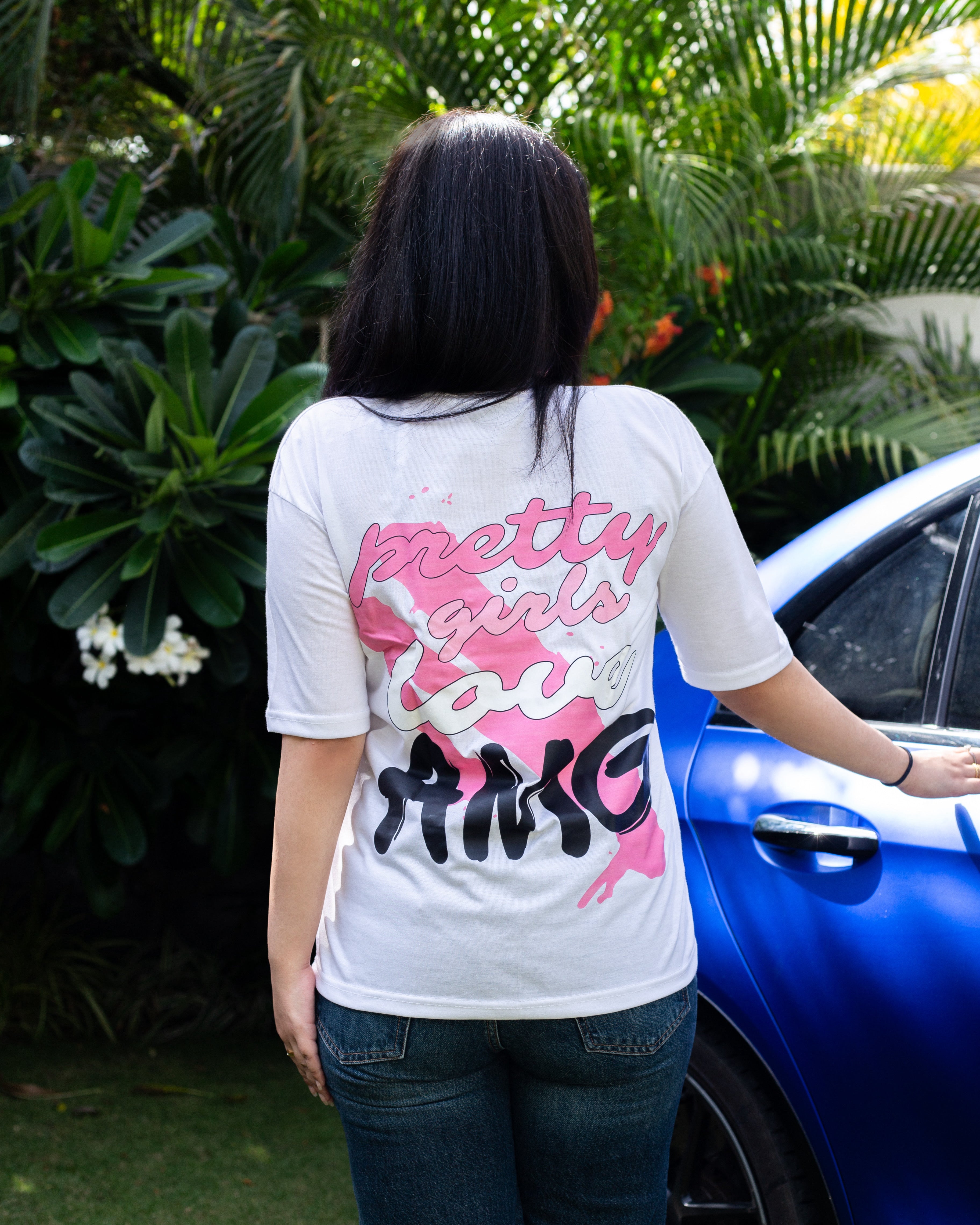 PRETTY GIRLS LOVE AMG - WHITE – 63 RRY Apparel